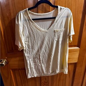 American Eagle Outfitters Soft & Sexy Yellow Tee
